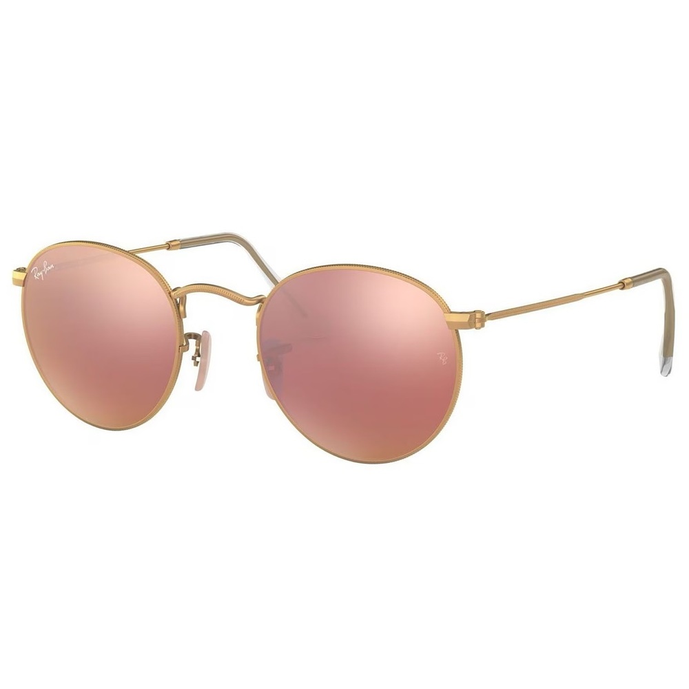 Ray-Ban Pink Rounds Sunglasses with Case